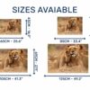 Lion Wall Sticker - Self Adhesive Wall Decal, Animal Wall Decal, Bedroom Wall Sticker, Removable Vinyl, Wall Decoration