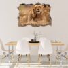 Lion Wall Sticker - Self Adhesive Wall Decal, Animal Wall Decal, Bedroom Wall Sticker, Removable Vinyl, Wall Decoration