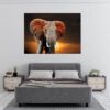 Elephant Wall Decal - Self Adhesive Wall Decal, Animal Wall Decal, Bedroom Wall Sticker, Removable Vinyl, Wall Decoration