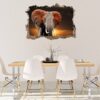 Elephant Wall Decal - Self Adhesive Wall Decal, Animal Wall Decal, Bedroom Wall Sticker, Removable Vinyl, Wall Decoration