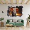 Elephant Wall Decal - Self Adhesive Wall Decal, Animal Wall Decal, Bedroom Wall Sticker, Removable Vinyl, Wall Decoration