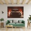 Supersport Car Wall Decal - Self Adhesive Wall Sticker, Vinyl Decal, Car Wall Decal, Car Wall Mural