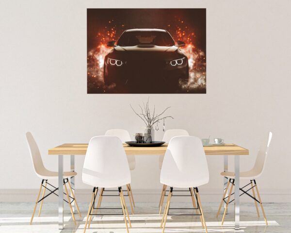 Supersport Car Wall Decal - Self Adhesive Wall Sticker, Vinyl Decal, Car Wall Decal, Car Wall Mural