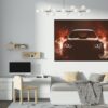 Supersport Car Wall Decal - Self Adhesive Wall Sticker, Vinyl Decal, Car Wall Decal, Car Wall Mural