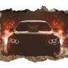 Supersport Car Wall Decal - Self Adhesive Wall Sticker, Vinyl Decal, Car Wall Decal, Car Wall Mural