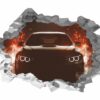 Supersport Car Wall Decal - Self Adhesive Wall Sticker, Vinyl Decal, Car Wall Decal, Car Wall Mural