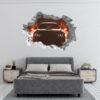 Supersport Car Wall Decal - Self Adhesive Wall Sticker, Vinyl Decal, Car Wall Decal, Car Wall Mural