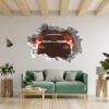 Supersport Car Wall Decal - Self Adhesive Wall Sticker, Vinyl Decal, Car Wall Decal, Car Wall Mural