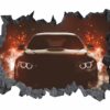 Supersport Car Wall Decal - Self Adhesive Wall Sticker, Vinyl Decal, Car Wall Decal, Car Wall Mural