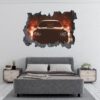 Supersport Car Wall Decal - Self Adhesive Wall Sticker, Vinyl Decal, Car Wall Decal, Car Wall Mural