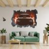 Supersport Car Wall Decal - Self Adhesive Wall Sticker, Vinyl Decal, Car Wall Decal, Car Wall Mural