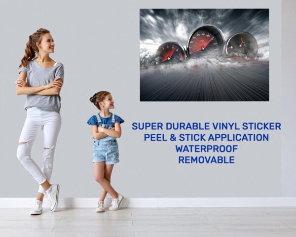 Supersport Car Wall Decal - Self Adhesive Wall Sticker, Vinyl Decal, Car Wall Decal, Car Wall Mural