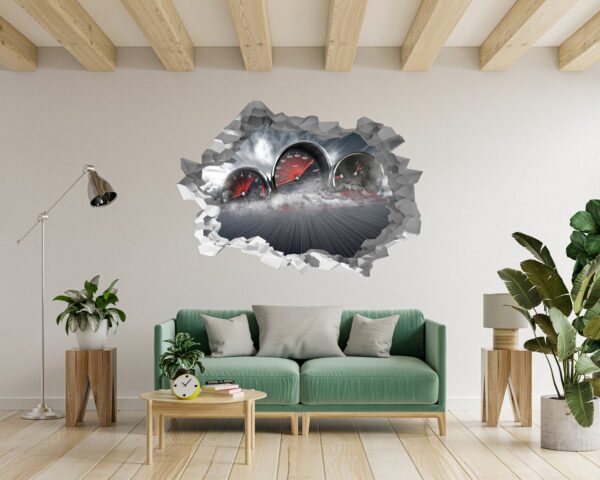 Supersport Car Wall Decal - Self Adhesive Wall Sticker, Vinyl Decal, Car Wall Decal, Car Wall Mural