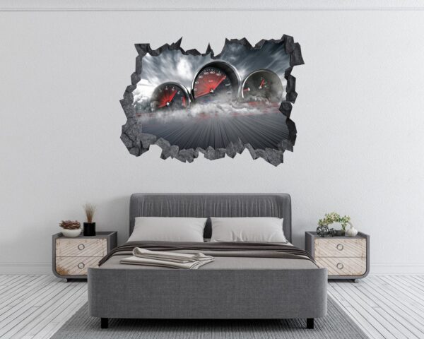 Supersport Car Wall Decal - Self Adhesive Wall Sticker, Vinyl Decal, Car Wall Decal, Car Wall Mural