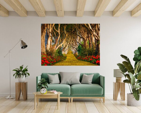 Wall Forest Mural - Self Adhesive Wall Sticker, Vinyl Wall Decal ,Nature Wall Sticker, Wall Decor for Bedroom, Easy To apply, Wall Decor, Living Room Wall Sticker