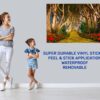 Wall Forest Mural - Self Adhesive Wall Sticker, Vinyl Wall Decal ,Nature Wall Sticker, Wall Decor for Bedroom, Easy To apply, Wall Decor, Living Room Wall Sticker