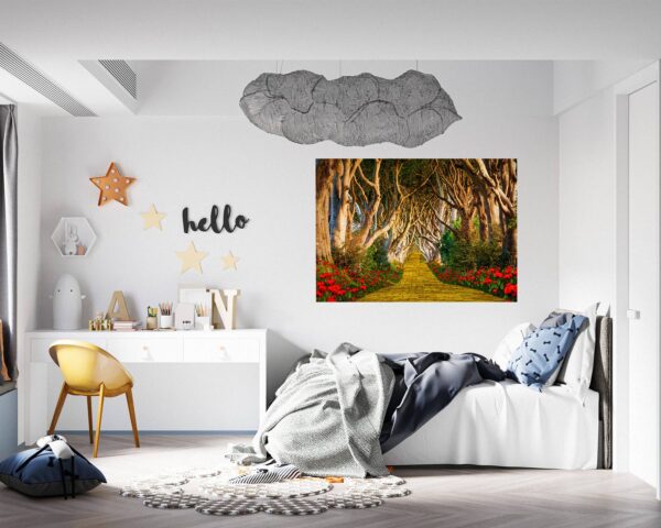 Wall Forest Mural - Self Adhesive Wall Sticker, Vinyl Wall Decal ,Nature Wall Sticker, Wall Decor for Bedroom, Easy To apply, Wall Decor, Living Room Wall Sticker