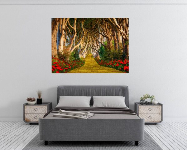 Wall Forest Mural - Self Adhesive Wall Sticker, Vinyl Wall Decal ,Nature Wall Sticker, Wall Decor for Bedroom, Easy To apply, Wall Decor, Living Room Wall Sticker