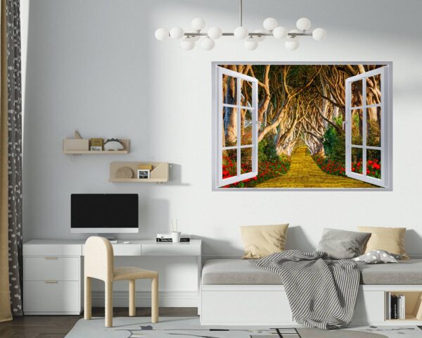 Wall Forest Mural - Self Adhesive Wall Sticker, Vinyl Wall Decal ,Nature Wall Sticker, Wall Decor for Bedroom, Easy To apply, Wall Decor, Living Room Wall Sticker