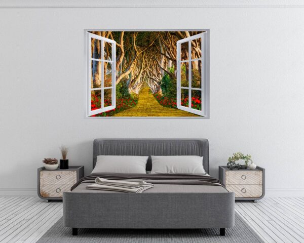 Wall Forest Mural - Self Adhesive Wall Sticker, Vinyl Wall Decal ,Nature Wall Sticker, Wall Decor for Bedroom, Easy To apply, Wall Decor, Living Room Wall Sticker