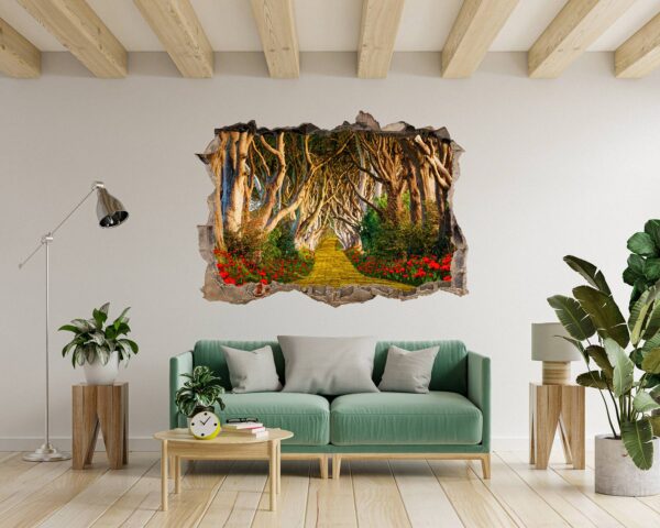 Wall Forest Mural - Self Adhesive Wall Sticker, Vinyl Wall Decal ,Nature Wall Sticker, Wall Decor for Bedroom, Easy To apply, Wall Decor, Living Room Wall Sticker