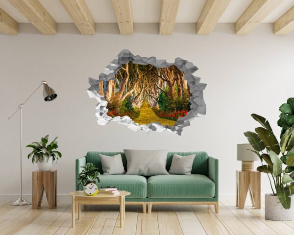 Wall Forest Mural - Self Adhesive Wall Sticker, Vinyl Wall Decal ,Nature Wall Sticker, Wall Decor for Bedroom, Easy To apply, Wall Decor, Living Room Wall Sticker