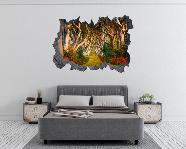 Wall Forest Mural - Self Adhesive Wall Sticker, Vinyl Wall Decal ,Nature Wall Sticker, Wall Decor for Bedroom, Easy To apply, Wall Decor, Living Room Wall Sticker