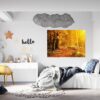 Wall Sticker Forest - Peel and Stick Wall Decal, Vinyl Wall Decal ,Nature Wall Sticker, Wall Decor for Bedroom, Easy To apply, Wall Decor, Living Room Wall Sticker