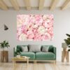 Peonies Wall Sticker - Flower Wall Decal, Self Adhesive, Removable Vinyl, Easy to Install, Wall Decoration, Flower Wall Mural