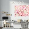 Peonies Wall Sticker - Flower Wall Decal, Self Adhesive, Removable Vinyl, Easy to Install, Wall Decoration, Flower Wall Mural