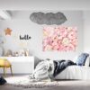 Peonies Wall Sticker - Flower Wall Decal, Self Adhesive, Removable Vinyl, Easy to Install, Wall Decoration, Flower Wall Mural