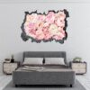 Peonies Wall Sticker - Flower Wall Decal, Self Adhesive, Removable Vinyl, Easy to Install, Wall Decoration, Flower Wall Mural