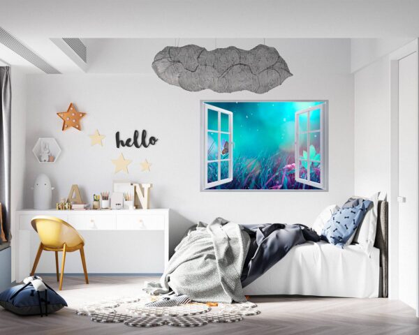 Butterfly Wall Sticker - Self Adhesive Wall Decal, Animal Wall Decal, Bedroom Wall Sticker, Removable Vinyl, Wall Decoration