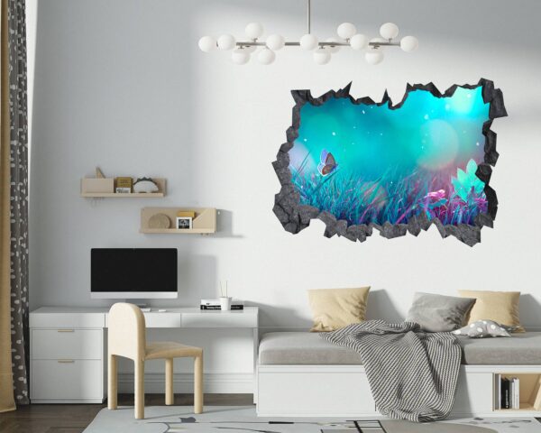 Butterfly Wall Sticker - Self Adhesive Wall Decal, Animal Wall Decal, Bedroom Wall Sticker, Removable Vinyl, Wall Decoration