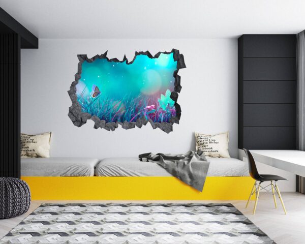 Butterfly Wall Sticker - Self Adhesive Wall Decal, Animal Wall Decal, Bedroom Wall Sticker, Removable Vinyl, Wall Decoration