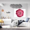 Roses Wall Decal - Flower Wall Sticker, Self Adhesive, Removable Vinyl, Easy to Install, Wall Decoration, Flower Wall Mural