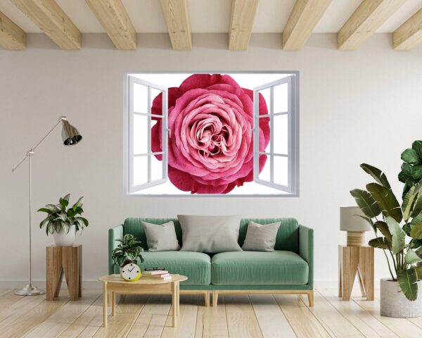 Roses Wall Decal - Flower Wall Sticker, Self Adhesive, Removable Vinyl, Easy to Install, Wall Decoration, Flower Wall Mural