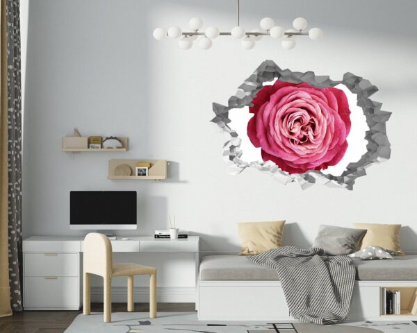 Roses Wall Decal - Flower Wall Sticker, Self Adhesive, Removable Vinyl, Easy to Install, Wall Decoration, Flower Wall Mural