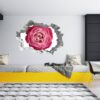 Roses Wall Decal - Flower Wall Sticker, Self Adhesive, Removable Vinyl, Easy to Install, Wall Decoration, Flower Wall Mural