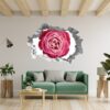 Roses Wall Decal - Flower Wall Sticker, Self Adhesive, Removable Vinyl, Easy to Install, Wall Decoration, Flower Wall Mural