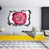 Roses Wall Decal - Flower Wall Sticker, Self Adhesive, Removable Vinyl, Easy to Install, Wall Decoration, Flower Wall Mural