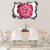 Roses Wall Decal - Flower Wall Sticker, Self Adhesive, Removable Vinyl, Easy to Install, Wall Decoration, Flower Wall Mural