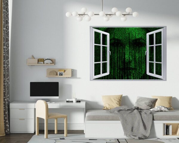 Hacker Wall Sticker - Peel and Stick Wall Decal, Vinyl Wall Sticker, Vinyl Print, Wall Decor Home, Bedroom Wall Sticker, Removable Wall Sticker , Easy to Apply