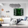 Hacker Wall Sticker - Peel and Stick Wall Decal, Vinyl Wall Sticker, Vinyl Print, Wall Decor Home, Bedroom Wall Sticker, Removable Wall Sticker , Easy to Apply