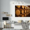 Wine Barrel Wall Decor - Peel and Stick Wall Decal, Vinyl Wall Decal ,Nature Wall Sticker, Wall Decor for Bedroom, Easy To apply, Wall Decor, Living Room Wall Sticker