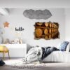 Wine Barrel Wall Decor - Peel and Stick Wall Decal, Vinyl Wall Decal ,Nature Wall Sticker, Wall Decor for Bedroom, Easy To apply, Wall Decor, Living Room Wall Sticker