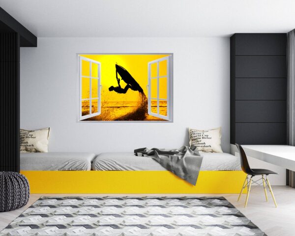 Jet Ski - Sport Wall Decor, Bedroom Wall Decor, Vinyl Sticker, Living Room Wall Sticke, Trendy Wall Décor, Wall Art Sport