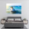 Jet Ski - Sport Wall Decal, Bedroom Wall Sticker, Self Adhesive Wall Decal, Wall Art Sport, Printable Wall Art