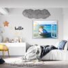 Jet Ski - Sport Wall Decal, Bedroom Wall Sticker, Self Adhesive Wall Decal, Wall Art Sport, Printable Wall Art