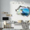 Jet Ski - Sport Wall Decal, Bedroom Wall Sticker, Self Adhesive Wall Decal, Wall Art Sport, Printable Wall Art